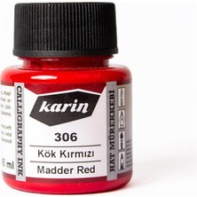 Karin Hat Mürekkebi 45 Ml. 306 Kök Kırmızı