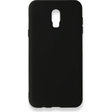 Samsung Galaxy C8 Kılıf Premium Rubber Silikon - Siyah