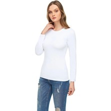 Tutku Elit Kadın Uzun Kol Likralı Fanila Atlet 2203- 6 Adet