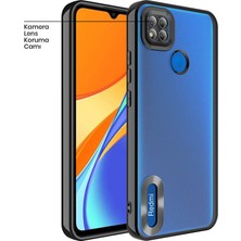 Zebana Xiaomi Redmi 9c Kılıf Zebana Glint Silikon Kılıf Siyah