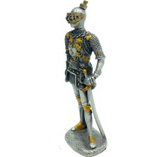 It-Sold Kurşun Asker Orta Çağ Zırhlı ve Kılıçlı Şövalye | Koleksiyonluk Model Asker | Küçük Insan Figürleri