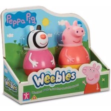 Peppa Pig Weebles Peppa Pig 2li Paket - 7666 Peppa Pig ve Zoe Zebra