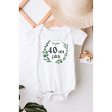 Hediyenza Bugün 40 Im Çıktı Özel Tasarım Bebek Zıbın Pamuklu Çıtçıtlı Body