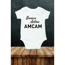 Hediyenza Benim Aslan Amcam Özel Tasarım Bebek Zıbın Pamuklu Çıtçıtlı Body