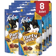 Felix Party Mix Karışık Orijinal Lezzetler Kedi Ödül Maması 60 gr
