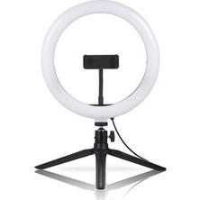 8inç 20CM Youtube Instagram Tiktok Selfie Stüdyo Video Fotoğraf Ring Light Tripod LED Halka Işık