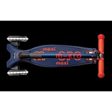 Micro Scooter Maxi Micro Deluxe Foldable LED Navy/red MMD133