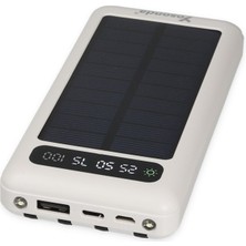 Yosonda A79 20000 Mah Solar Şarj Özellikli 4in1 Ekranlı Powerbank