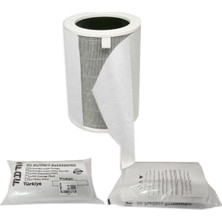 Faf 10 Adet Xiaomi Air Purifier 1/2h/2c/2s/3h/3c/pro Uyumlu Elekrostatik Toz Tutucu Beyaz Ön Filtre