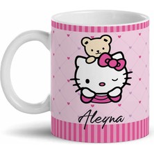 Morinna Kişiye Özel Isimli Hello Kitty Tasarımlı Kupa Bardak Mr-21