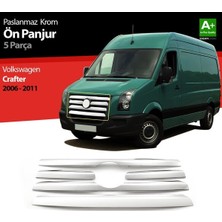 BTM Otomotiv Vw Crafter Ön Panjur Kromu 5 Parça P.çelik 2006-2012