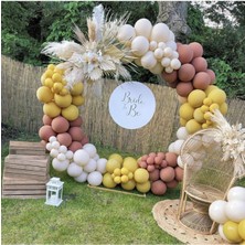 Best Parti Retro Zerdeçal Yaban Çileği ve Deniz Kumu Balon Seti 100 Adet