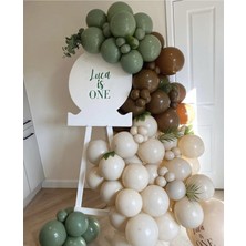 Best Parti Okaliptus Kahverengi ve Deniz Kumubalon Seti 100 Adet