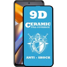 CaseArt Xiaomi Redmi Poco M5S Tam Kaplayan Seramik Nano Esnek Ekran Koruyucu Cam