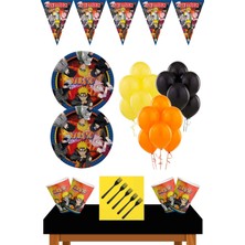 Parti Furyası Naruto Doğum Günü Konsepti 40 Kişilik Naruto Doğum Günü Seti Ekonomik