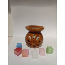 Özşifa Mumlu Seramik Lotus Buhurdanlık