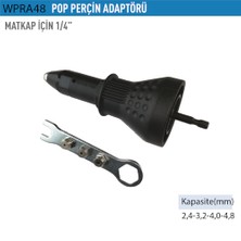 Wpro Wp "matkap Için 1/4"" Pop Perçin Adaptörü 2,4mm-4,8mm" WPRA48