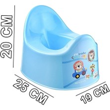 MasterCar Wc Oturaklı Lazımlık Çocuk Tuvalet Alıştırma Lazımlığı Pratik Oturaklı Bebek Tuvalet Lazımlığı