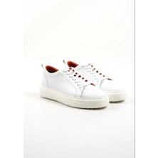 Mubiano M3-B Beyaz Hakiki Deri Erkek Spor Ayakkabı & Sneaker