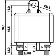 Elo Yüksek Amperli Güç Rölesi 120 Amper 12V 120A Elo 201005011