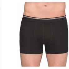 Berrak BERRAK 1097 Siyah 6'lı Paket  Likralı Boxer 1097 Beyaz