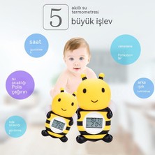 Oloey Karikatür Bebek Elektronik Su Termometresi Akıllı Sıcaklık Algılama Küçük Arı Bebek Banyosu Banyo Termometresi (Yurt Dışından)