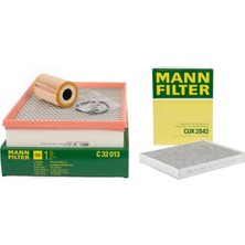 Mann Volkswagen Amarok 2.0tdı Periyodik Bakım Seti Yakıt Hariç Karbonlu Polen Mann Marka 2H0129620B-03L115466-7H0819631