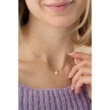 Lieza Kadın 925 Ayar Gümüş Yonca Kolye