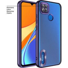 Zebana Xiaomi Redmi 9c Kılıf Zebana Glint Silikon Kılıf Derin Mor