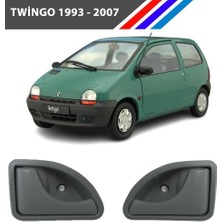 Moda Garage Twingo Mk1 Kasa Iç Açma Kolu Gri Renkli Sağ Sol Set 1993 - 2007 M2068-3