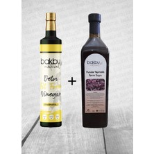 Bakbunatural Funda Yapraklı Form Suyu 1lt ve Ananaslı Detox Sirke 500 ml