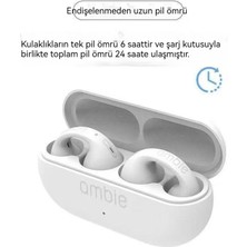 Ambie Kemik Iletimli Kablosuz Bluetooth Kulaklık Klipsi Kulak Küpesi Kulaklık (Yurt Dışından)