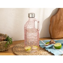 English Home Micale Cam Şışe 1000 ml Pembe