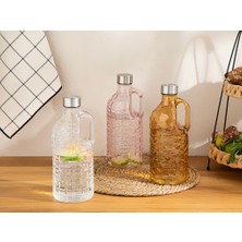 English Home Micale Cam Şışe 1000 ml Pembe