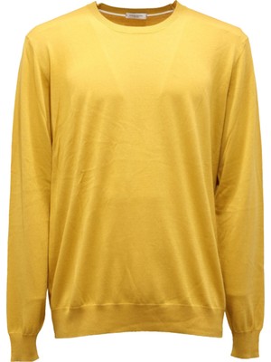 Shaco Design Sarı Bisiklet Yaka Sweatshirt