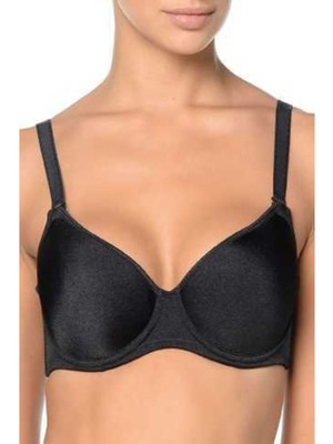 Orkide Orkide kadın Siyah  Dolgusuz Büyük Beden Sütyen 8100