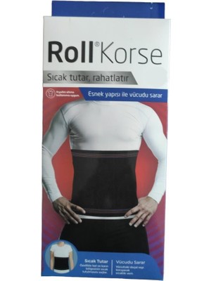 Roll Yün Bel Korsesi %100 Yün