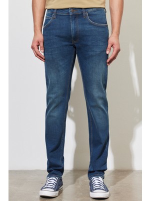 Lee Daren Straight Fit Normal Bel Mavi Esnek Jean Kot Pantolon