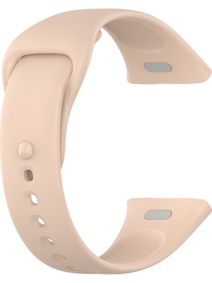 Dlrcase Xiaomi Redmi Watch 3 Kordon Strap Kançalı Model Uyumlu Silikon Bronz