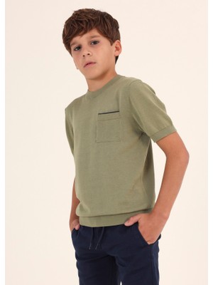 Mayoral Erkek Çocuk Kısa Kol T-Shirt Yeşil 6332