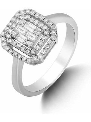 Engingold 14 Ayar Altın Baget Yüzük