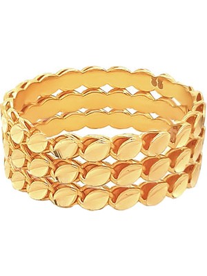 22 Ayar Altın Arpa Model Pullu Yüzük