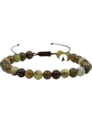 Osmanlı Doğal Taş Tsavorit Lal 6 mm Merdiven Kapama Doğal Taş Bileklik