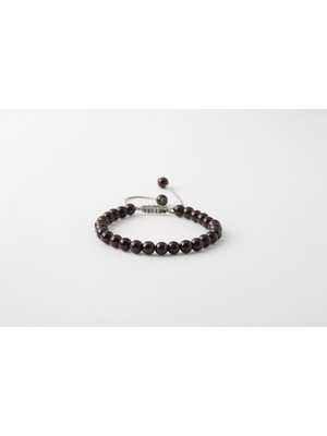 Osmanlı Doğal Taş Bordo Granat Lal 6 mm Merdiven Kapama Doğal Taş Bileklik