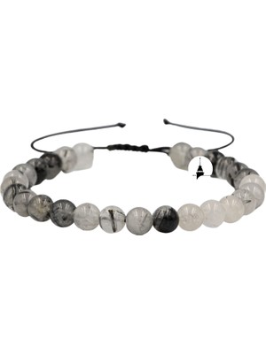 Osmanlı Doğal Taş Rutilli Kuvars 6 mm Merdiven Kapama Doğal Taş Bileklik