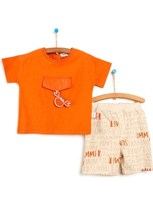 Bebetto Basic Summer Boy Tshirt-Şort Erkek Bebek10