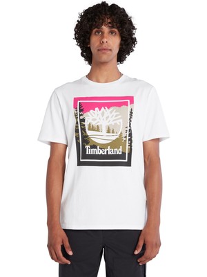 Timberland Outdoor Graphic Beyaz Erkek T-Shirt