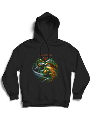 The Fame Blind Guardian, Dragons, Rock Metal Kapüşonlu Sweatshirt Hoodie