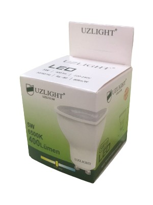 Uzlight 5W Led Ampul Gu10 Duy Beyaz Işık 6500K 10 Adet