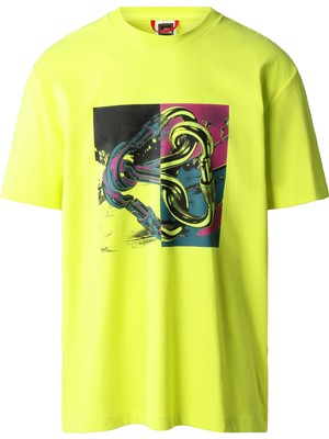 The North Face M Graphic T-Shirt Erkek Günlük Tişört NF0A823Y8NT1 Yeşil